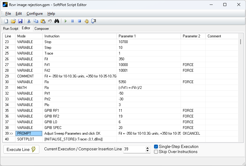 Graphic: SoftPlot Script
